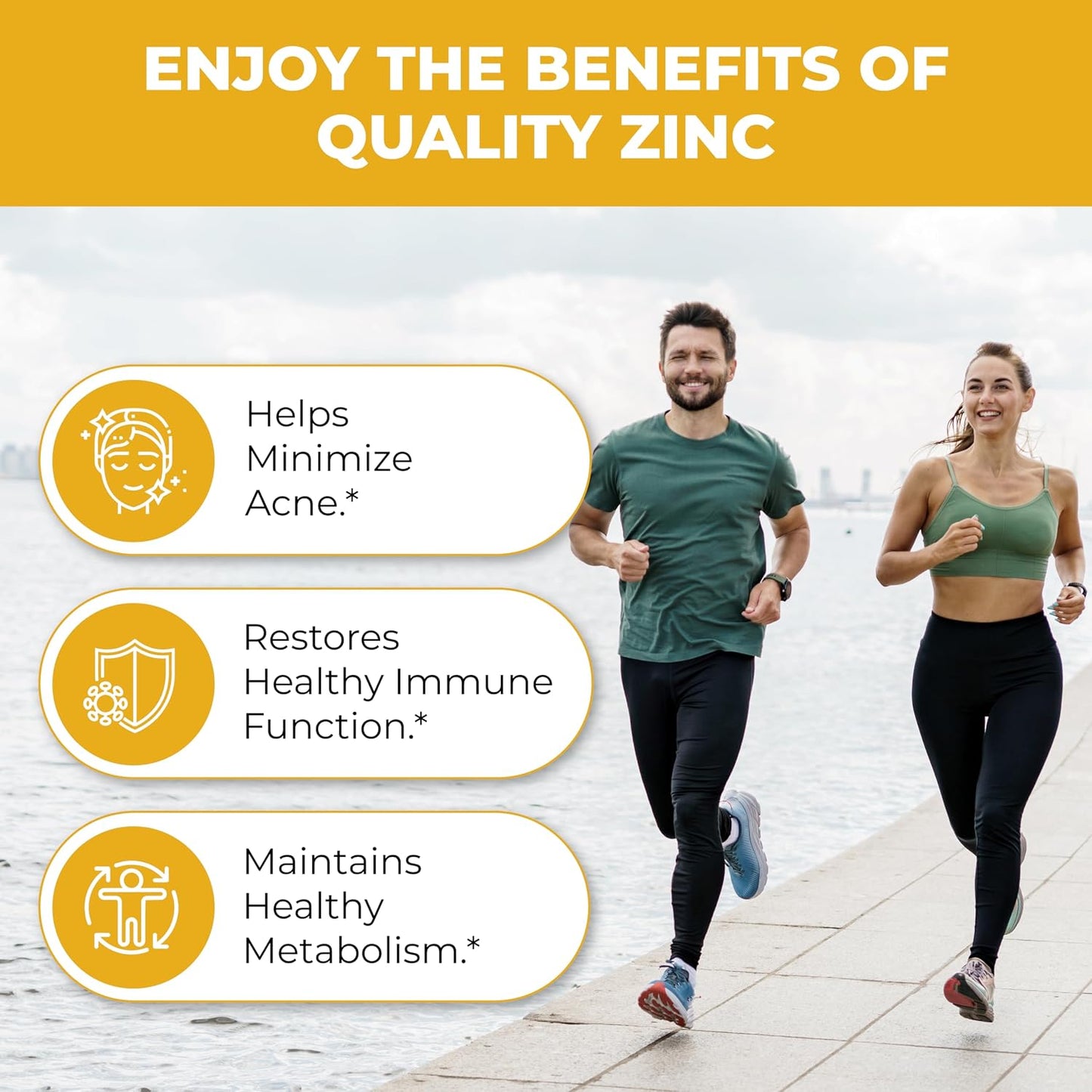 Sandhu Herbals Zinc 50mg & Sea Moss Black Seed Oil Ashwagandha Ginger Burdock Root Supplement for Men & Women| Made in USA