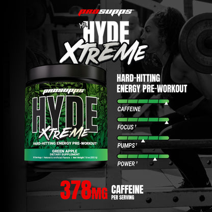 ProSupps Mr. Hyde Xtreme Pre Workout Powder with Creatine, Beta Alanine & Caffeine – Extreme Energy, Pumps, Focus & Performance - Fitness & Gym Supplements for Men & Women (Pixie Dust, 30 Servings)