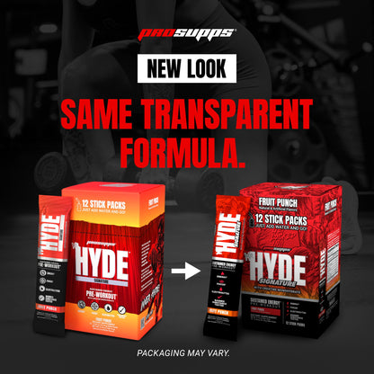 ProSupps Mr. Hyde Signature Pre Workout Powder with Creatine, Beta Alanine & Caffeine - Performance, Energy & Endurance - Clean Fitness & Gym Supplements for Men & Women (Blue Razz, 30 Servings)