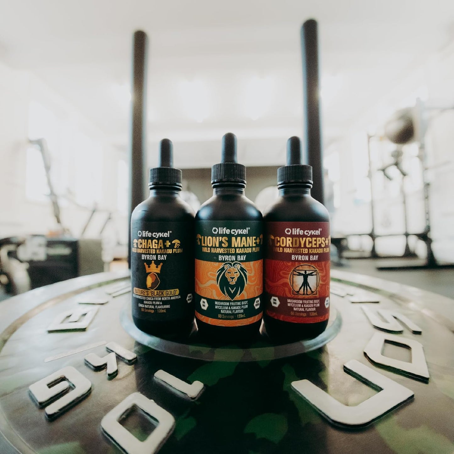 Life Cykel This is It Pack - Chaga, Lion's Mane & Cordyceps Mushroom Extract - Full-Spectrum Mushroom Tincture for Energy, Mental Clarity & Immune Support - Vegan, Non-GMO- 2Fl/Oz Per Bottle