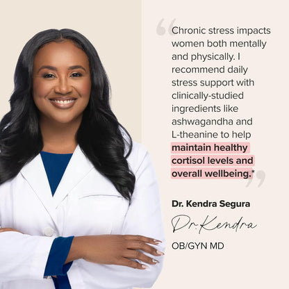 FLO Daily Calm & Relaxation – Daily Support for Healthy Cortisol Levels & Stress Management – With Clinically-Studied Doses of Sensoril® Ashwagandha, L-Theanine & St. John’s Wort – 30 Servings