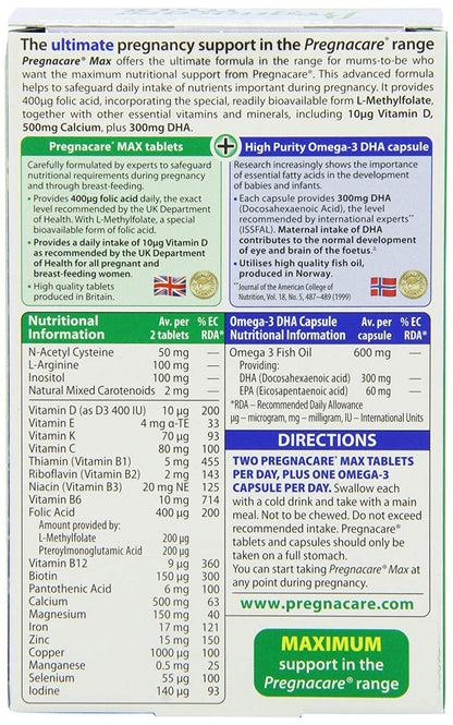 Pregnacare Max - Capsules & Tablets 28S+56S (Pack of 2)