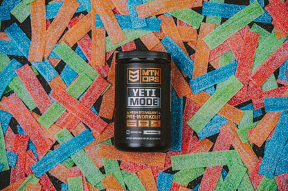 MTN OPS Yeti Mode High Stim Pre-Workout with Creatine, Pink Lemonade