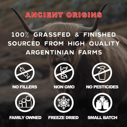 Grass Fed Bone Marrow Supplement, 3060mg, Skin, Oral Health, and Joint Support Supplement, Promotes Whole-Body Wellness, Non GMO Whole Bone Extract, 180 Capsules