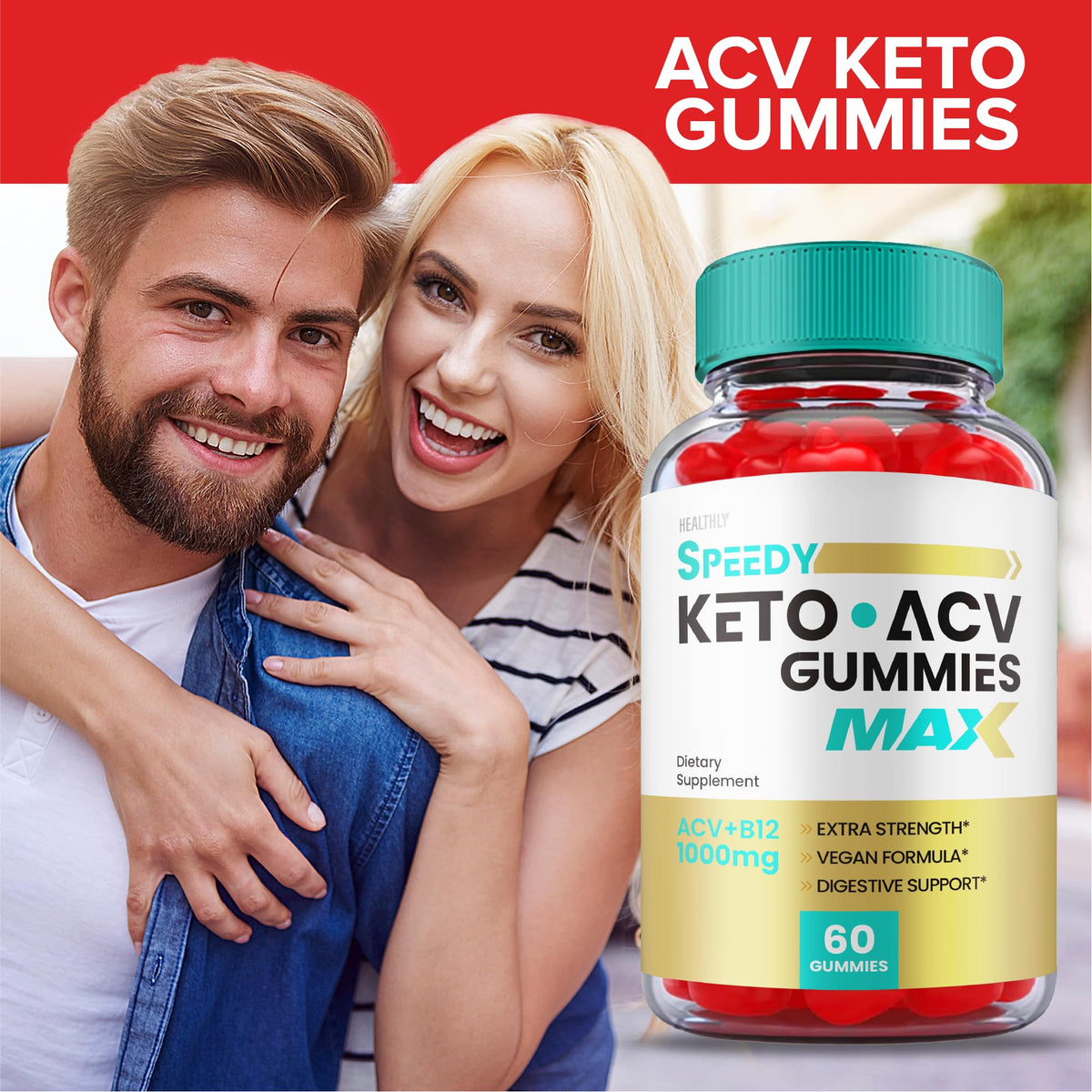 (5 Pack) Speedy Keto ACV Gummies Maximum Strength, Speedy Keto Plus ACV Gummies