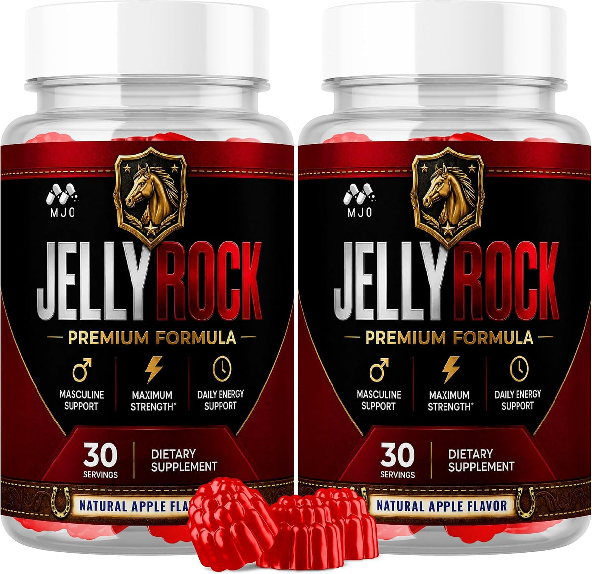 Jelly Rock Gummies for Men, JellyRock Male Supplement 2-Pack, 120 Gummies