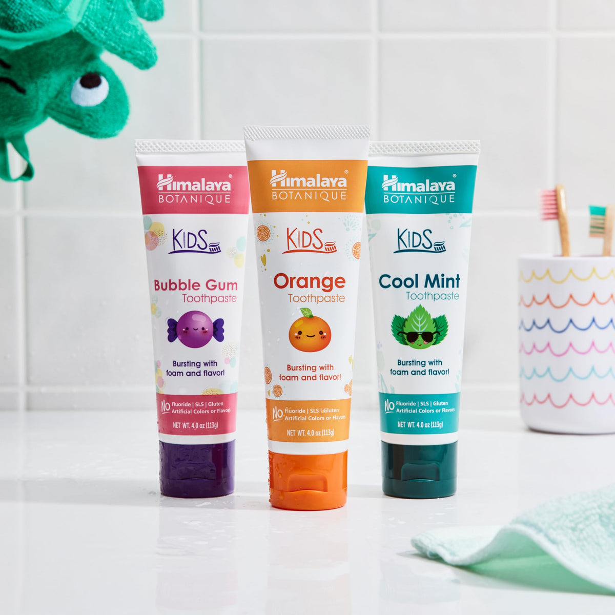 Himalaya Botanique Kids Toothpaste, Cool Mint, 4 Oz, 1 Pack