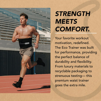 Sports Research Sweet Sweat® Waist Trimmer - Premium Sweat Enhancing Fitness Band for Women & Men