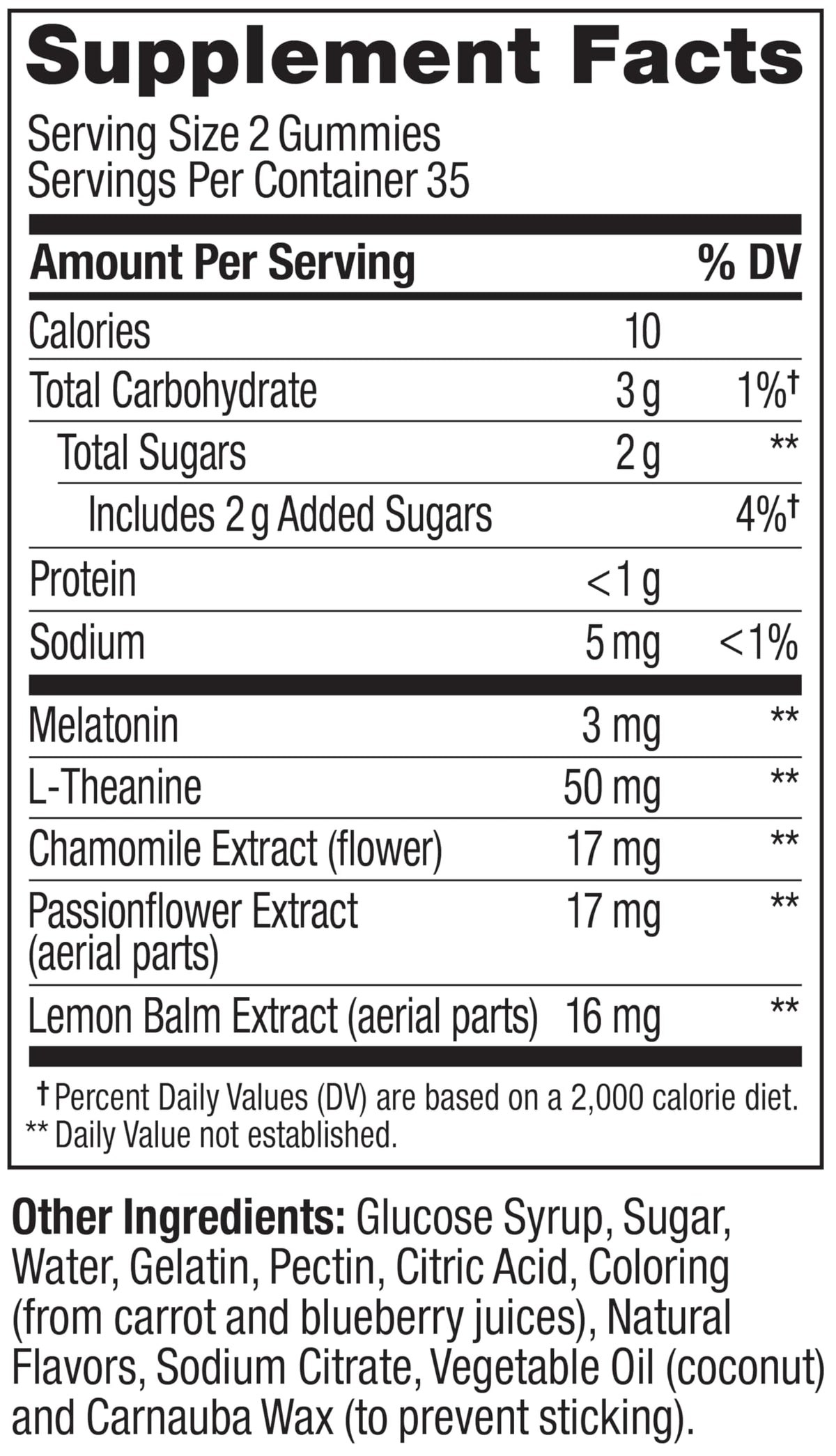 OLLY Sleep Support Gummy Supplement,* 3 mg Melatonin, L-Theanine - 50 Count