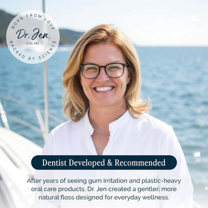 Dr. Jen 100% Italian Silk Floss, with Nano Hydroxyapatite and Xylitol