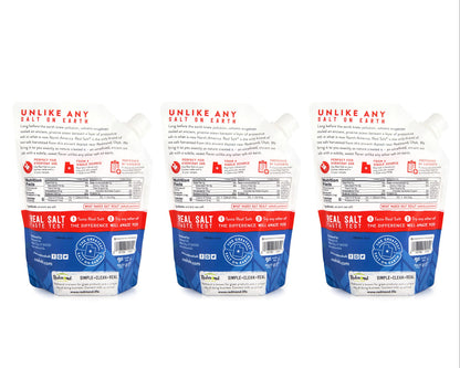 REDMOND Real Sea Salt - Natural Unrefined Gluten Free Fine, 26 Ounce Pouch (1 Pack)