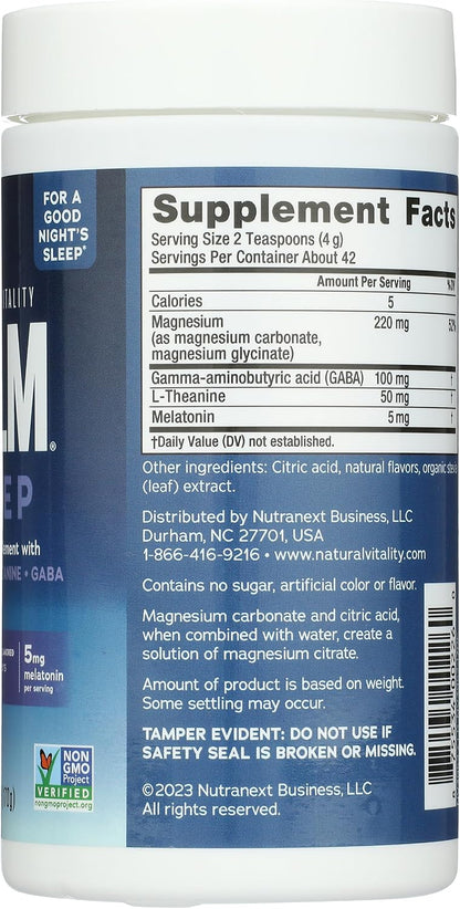 Natural Vitality Natural Calm Specifics CALMFUL SLEEP (Mixed Berry Flavor) 6 ounces