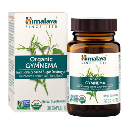Himalaya USDA Organic Gymnema Sylvestre Supplement, 700mg, 60 Caplets