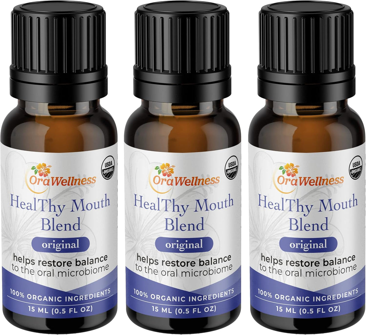 OraWellness Shine Remineralizing Natural Teeth Whitening Powder in Cinnamon + Pack of 3 Healthy Mouth Blend Organic Toothpaste & Mouthwash Alternative Tooth Oil