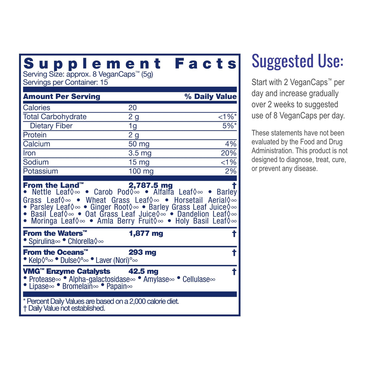 HEALTHFORCE SUPERFOODS Vitamineral Green - Mineral Supplement for Immune