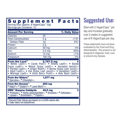 HEALTHFORCE SUPERFOODS Vitamineral Green - Mineral Supplement for Immune