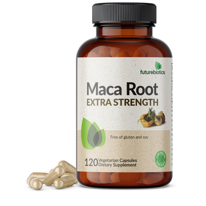 Futurebiotics Maca Root Extra Strength Supports Energy, Stamina & Reproductive Health, Non-GMO, 250 Vegetarian Capsules
