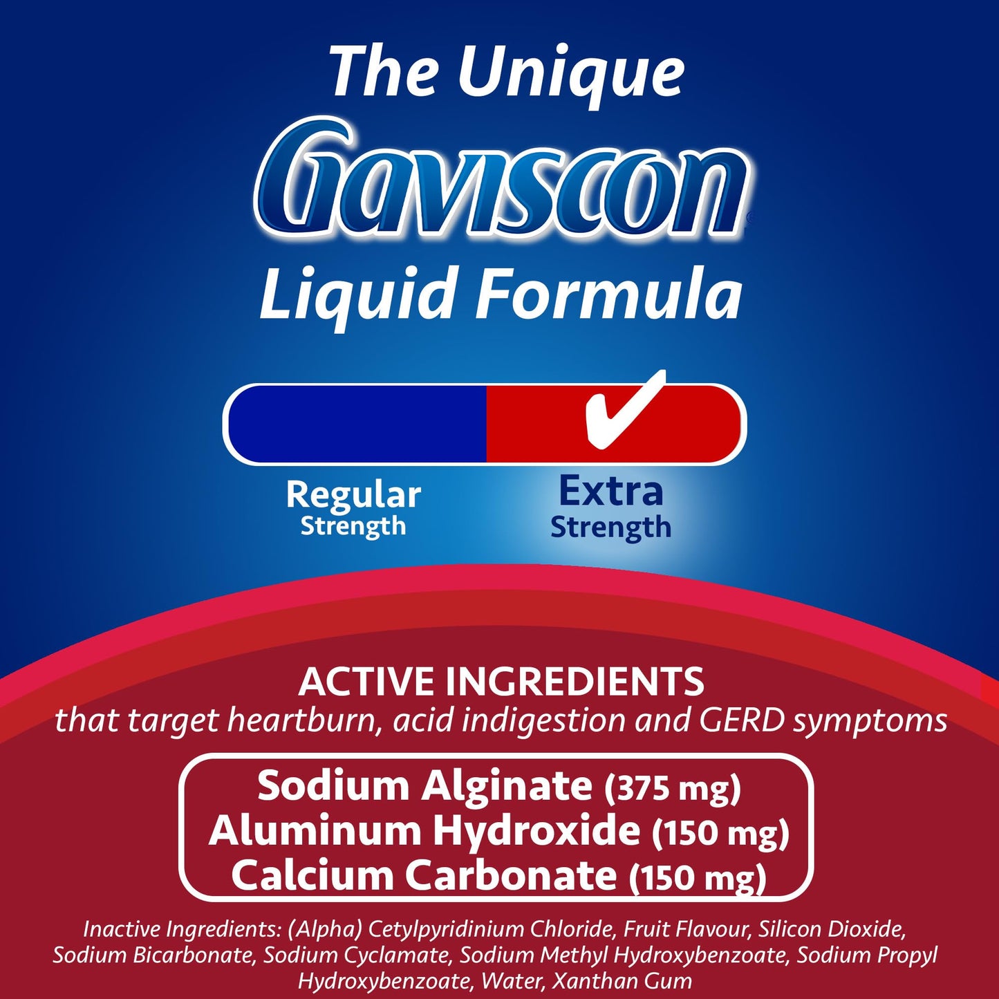 Gaviscon Heartburn Relief, Extra Strength Liquid ICY Mint 600 ml