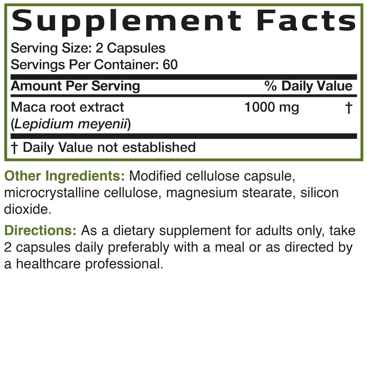 Bronson Maca Root Extra Lepidium Meyenii, Non-GMO, 90 Vegetarian Capsules