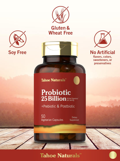 Carlyle Prebiotic, Probiotic & Postbiotic | 25 Billion CFU | 60 Powder Pills | Men and Women