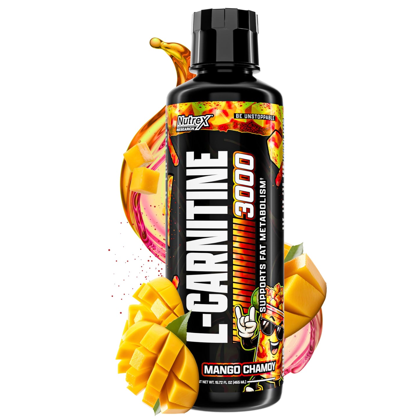 Nutrex Research L Carnitine 3000 - Clinically Dosed L-Carnitine Liquid for Energy, Metabolism & Muscle Recovery - Delicious Strawberry Watermelon - No Sugar, No Carbs, No Stimulants - 31 Servings