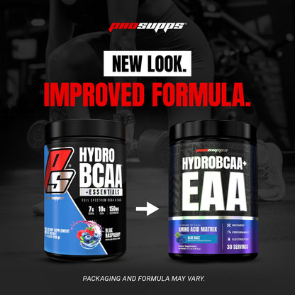 ProSupps HydroBCAA Essential Amino Acids Powder, Fruit Punch - Workout Supplement with BCAA, EAAs & Electrolytes for Hydration & Recovery - Stimulant-Free, Soy & Gluten-Free - 30 Servings