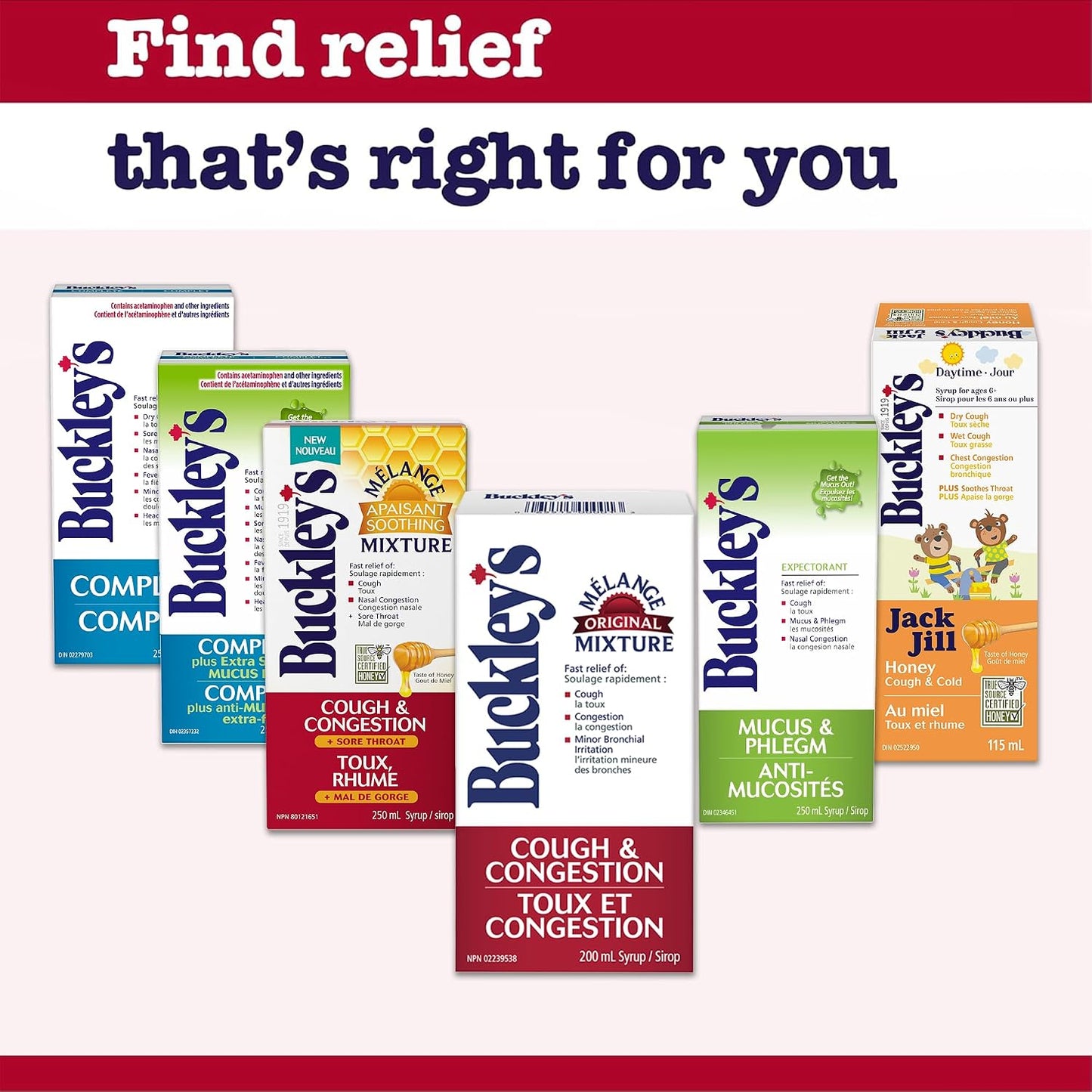 BUCKLEY'S Original COUGH CONGESTION Syrup 100 ml Size