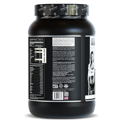 SASCHA FITNESS Hydrolyzed Whey Protein Isolate,100% Grass-Fed (2 Pounds, All)