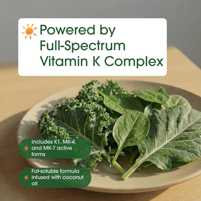 NatureBell Vitamin K Complex - 300 Softgels - Delivers 2,600mcg Vitamin K - Full Spectrum Bone & Heart Health Support Supplement - High Absorption K1 & K2 MK-4 & MK-7*
