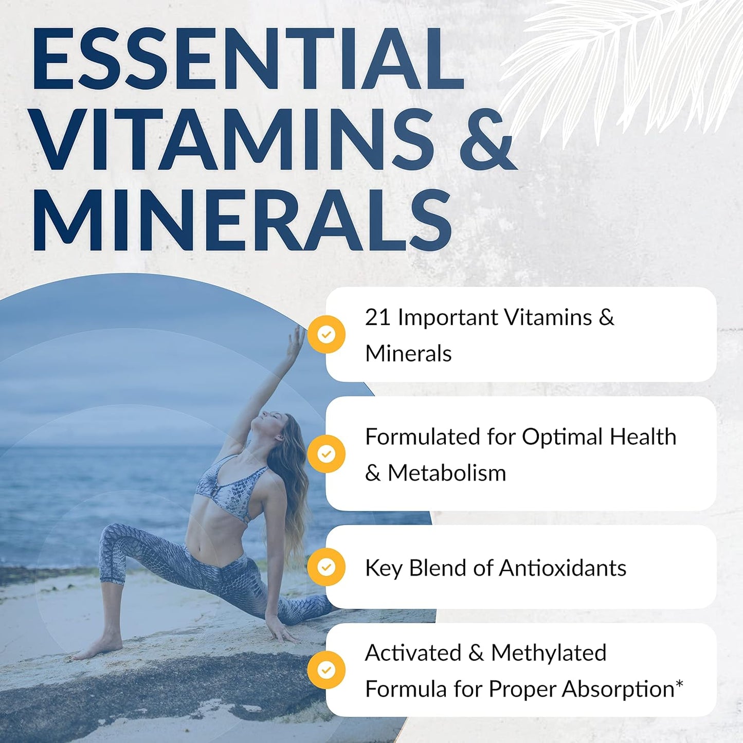 Equilife - Daily Activated Multi-Vitamin (30 Servings) and Progesterone Support (90 ct.) Bundle, 21 Essential Vitamins and Herbal Hormone Supplement