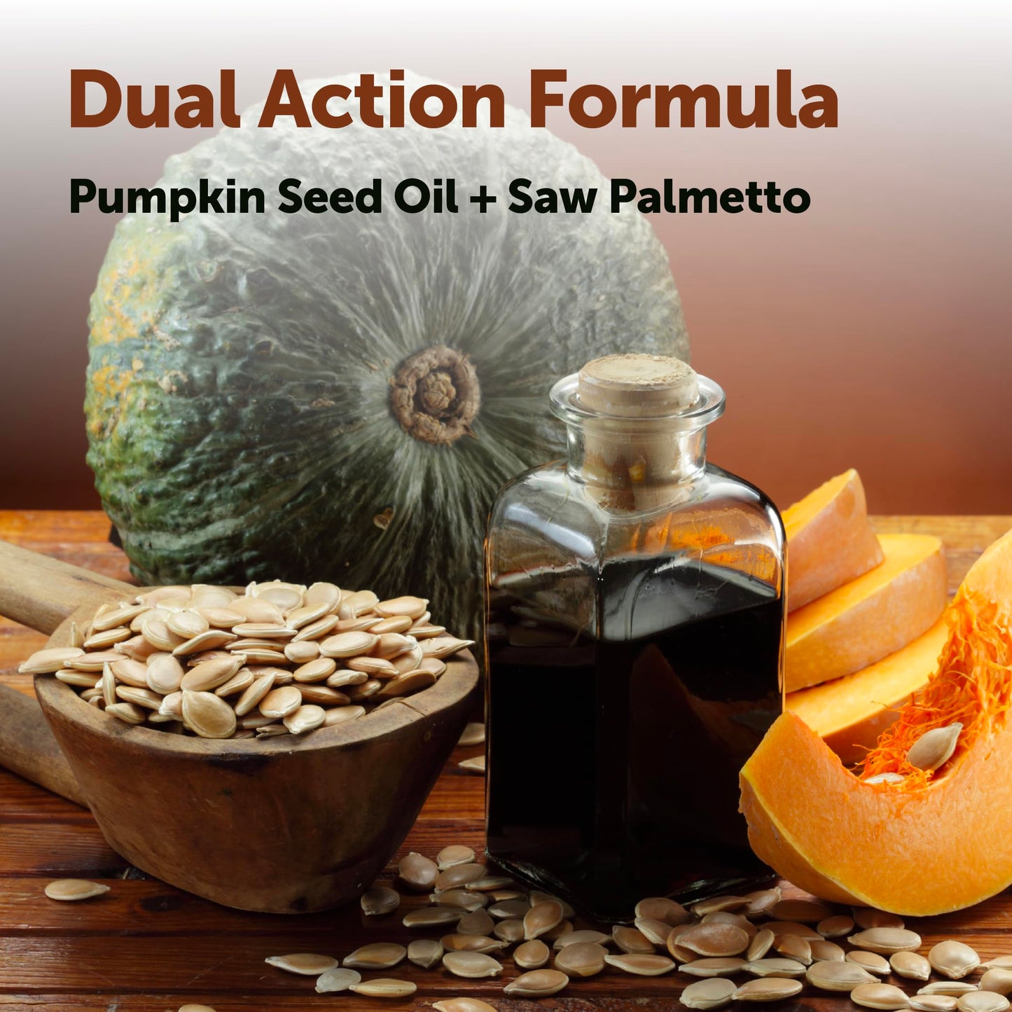 Micro Ingredients Pumpkin Seed Oil with Saw Palmetto,300 Softgels | Cold Pressed, Pure Virgin Oil, Essential Fatty Acids, & Phytosterols | Non-GMO