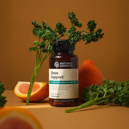 Nature's Sunshine Sinus Support EF Herbal Supplement – Targeted Respiratory Support, Healthy Nasal Passages, Ephedra-Free, 100 Vegcaps