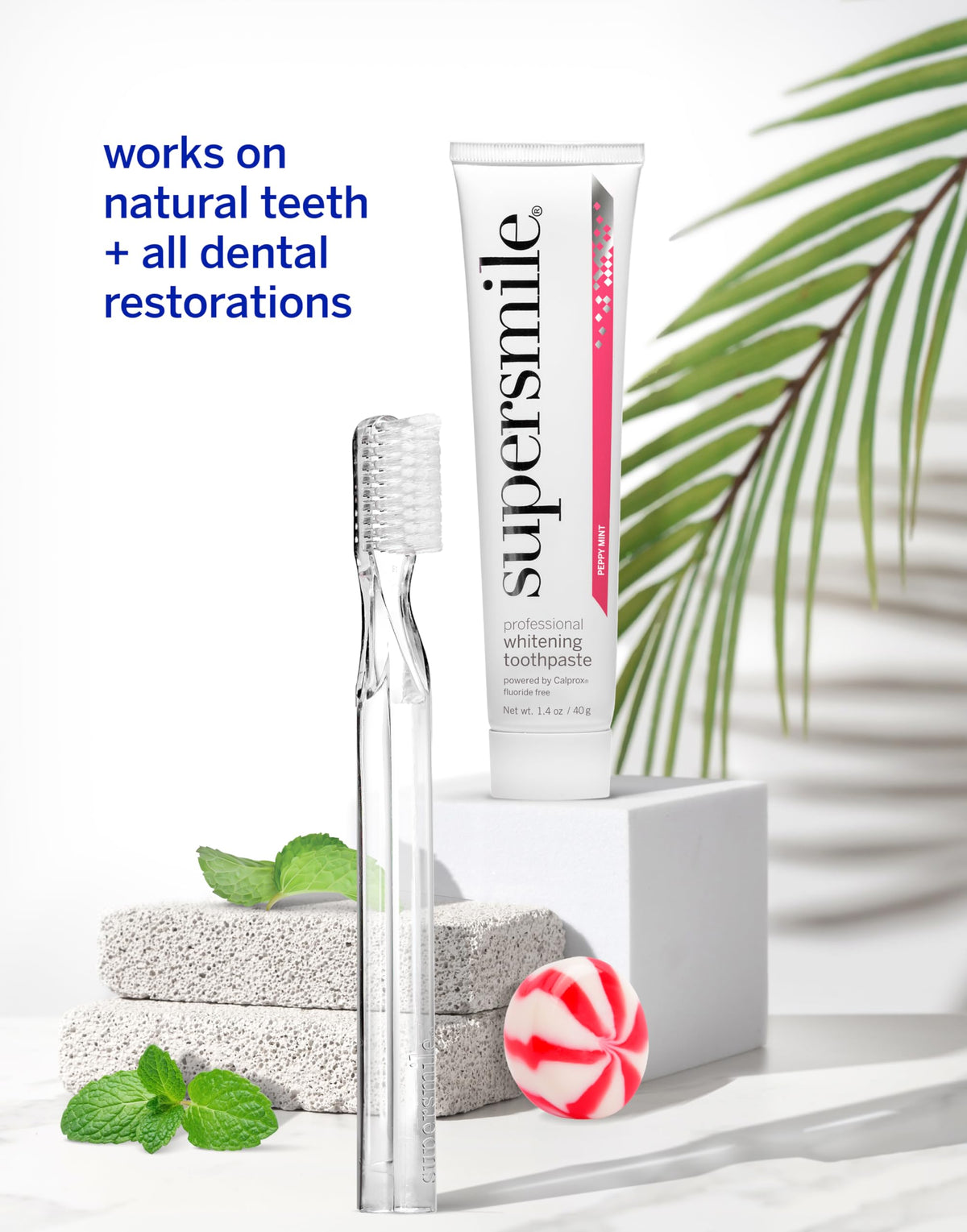 Supersmile Fluoride-Free Whitening Kit, Citrus Blast, 1.4 Oz Travel
