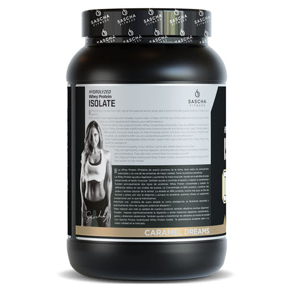 SASCHA FITNESS Hydrolyzed Whey Protein Isolate,100% Grass-Fed (2.11 Pounds)