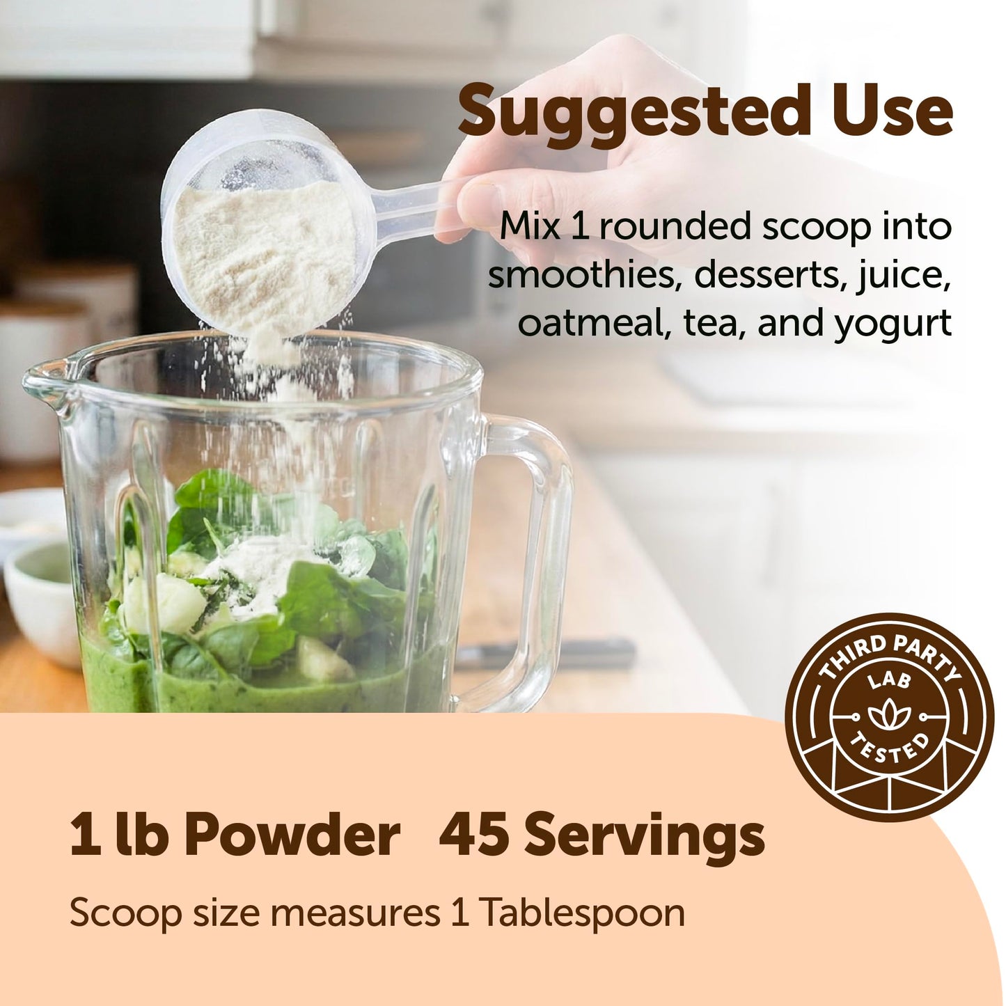 Micro Ingredients Organic MCT Oil Powder with Prebiotic Fiber,1 Pound (16 Ounce) | C8 MCT Oil for Coffee Creamer | No GMOs, Keto Diet, Vegan