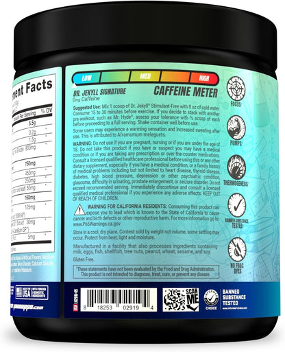 ProSupps Dr. Jekyll Stimulant-Free Pre-Workout, Blueberry Lemonade x Creatine 300 Bundle