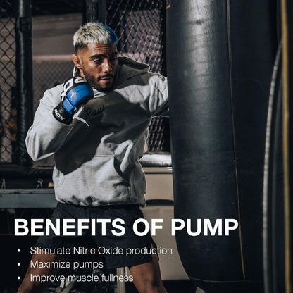 RAW Pump Stim Free Pre Workout (Watermelon) - Non-Stimulant Pre Workout Supplement Powder Nitric Oxide Booster - Pre Workout Supplements Drink for During Workout - 40 Servings