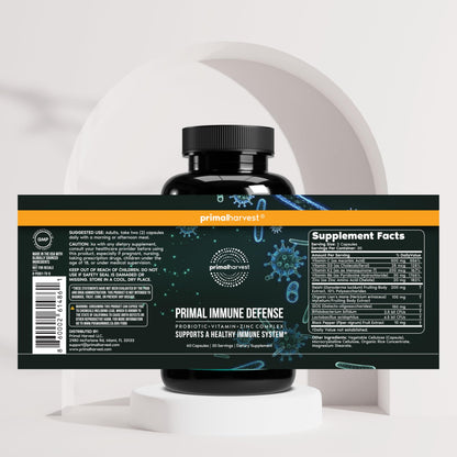 Primal Harvest Immune Defense - Daily Supplement, Gluten & Soy Free