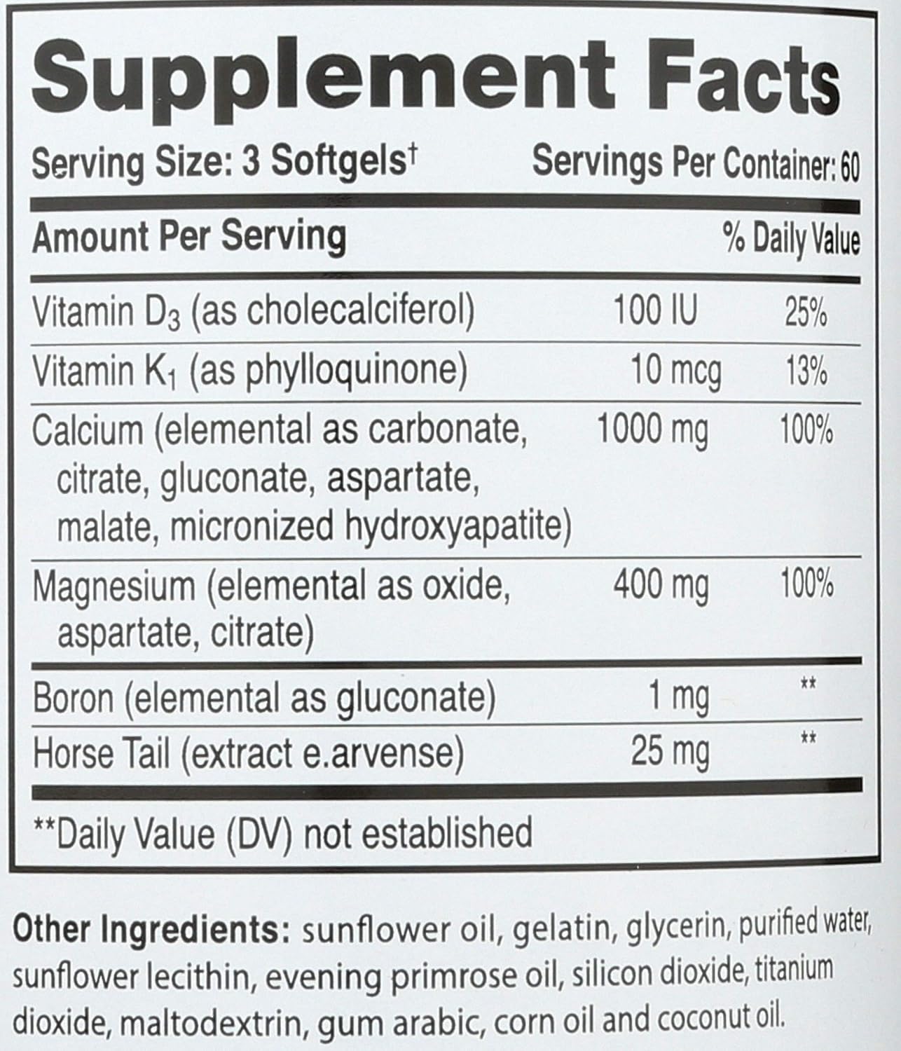 Phytotherapy Rx Calcium Liquid Softgel - 180 per Pack - 1 Each.