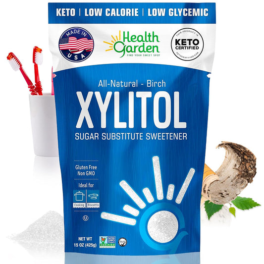 Health Garden Birch Xylitol Sweetener - Xylitol Sugar Substitute - 15 oz