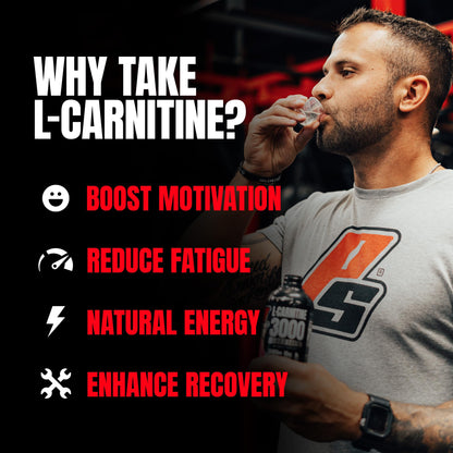 ProSupps L-Carnitine Liquid 3000, Stimulant-Free Liquid Shots for Men & Women - Clean Workout Drink for Energy, Performance & Muscle Recovery - No Sugar, No Carbs - 31 Servings, Berry
