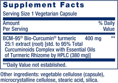 Life Extension Super Bio-Curcumin Turmeric Extract – Highly-Absorbable Curcumin for Whole-Body Health Support – Gluten-Free, Non-GMO, Vegetarian – 60 Vegetarian Capsules | Highly Absorbable Curcumin Formula for Whole-Body Health, Antioxidant Support & Hea