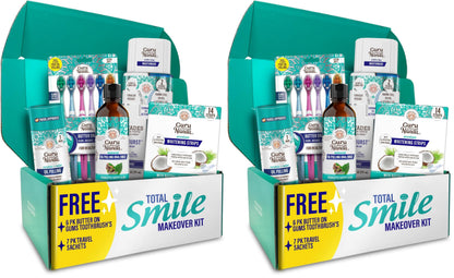 GuruNanda Total Smile Makeover Oral Care Kit, Teeth Whitening Kit(Regular)