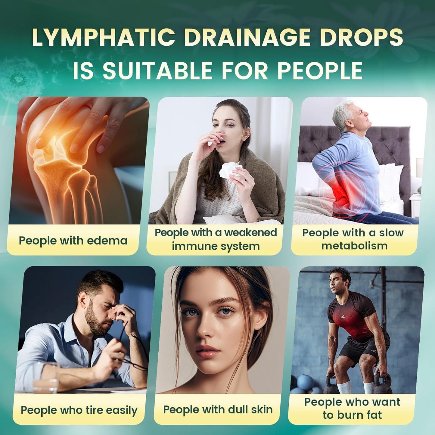 Advanced Lymphatic Drainage Detox Drops – Liposomal 21-in-1 Herbal Blend with Dandelion, Burdock, Elderberry & Turmeric – Cleanse & Immune Support (8 Fl Oz | Pack of 4)