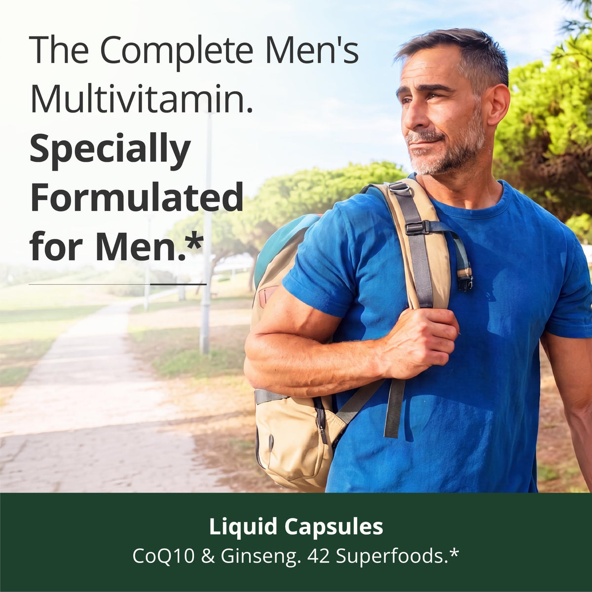 Multivitamin for Men – Methylated Multivitamin – Daily Wellness – 60 Caps