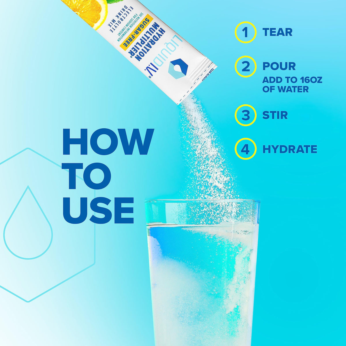 Liquid I.V. Sugar-Free Hydration Multiplier - Raspberry Melon – Hydration Powder Packets