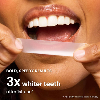 quip Dissolvable Teeth Whitening Strips, 8% Hydrogen Peroxide and Peroxide-Free Product Bundle for Sensitive Teeth - Gentle 15-Minute Whitening, Mint Flavor with Cocnut Oil - 80 Strips Total