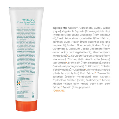 Himalaya Botanique Whitening Complete Care Toothpaste Mint, 5.29 oz, 2 Pack