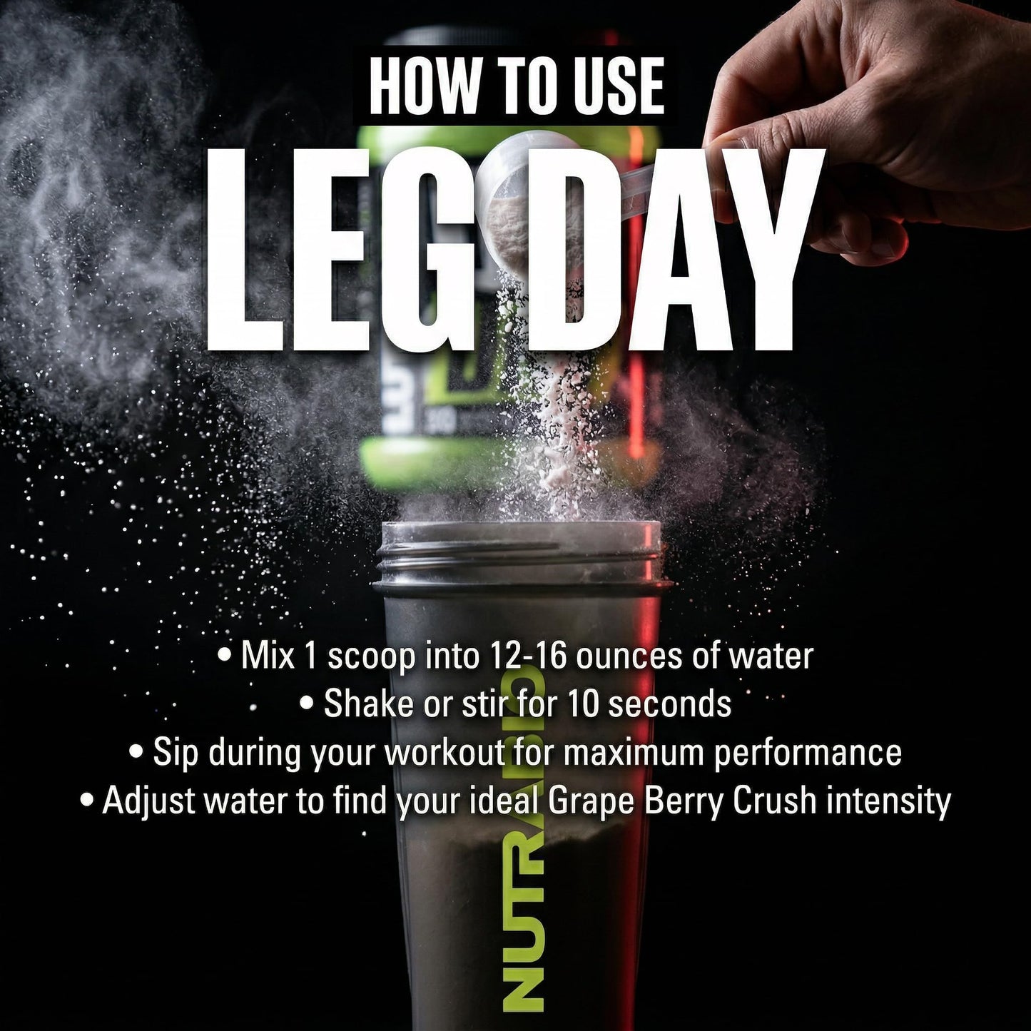 NutraBio Leg Day Intra Workout Powder – Advanced Carb Supplement with Cluster Dextrin & Electrolytes – Carb Powder with EAAs/BCAAs – Cyclic Dextrin for Performance – Cherry Lime, 20 Servings