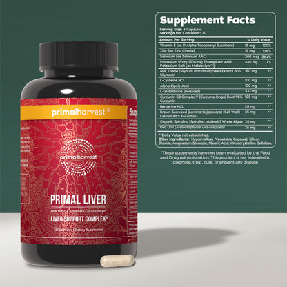 Primal Harvest Liver – Daily Supplement, Gluten & Soy Free